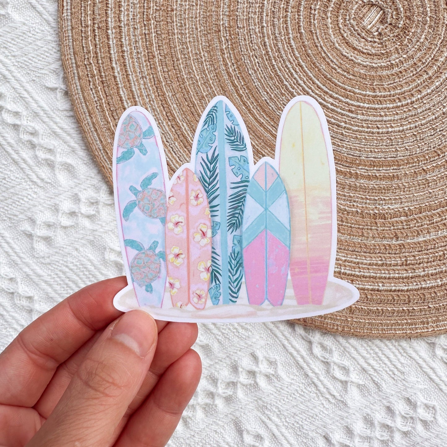 Surfboard Waterproof Sticker