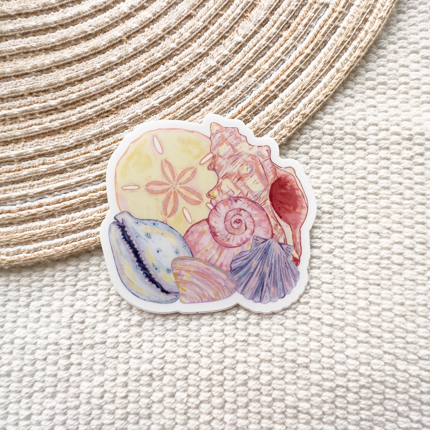 Seashell Waterproof Sticker